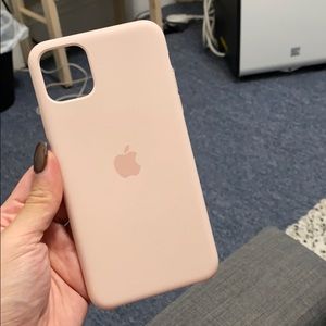 Apple Silicone iPhone 11 Pro Max Case- Pink Sand